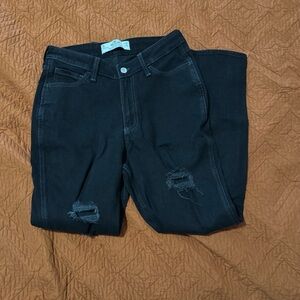 Black Distressed Jeans